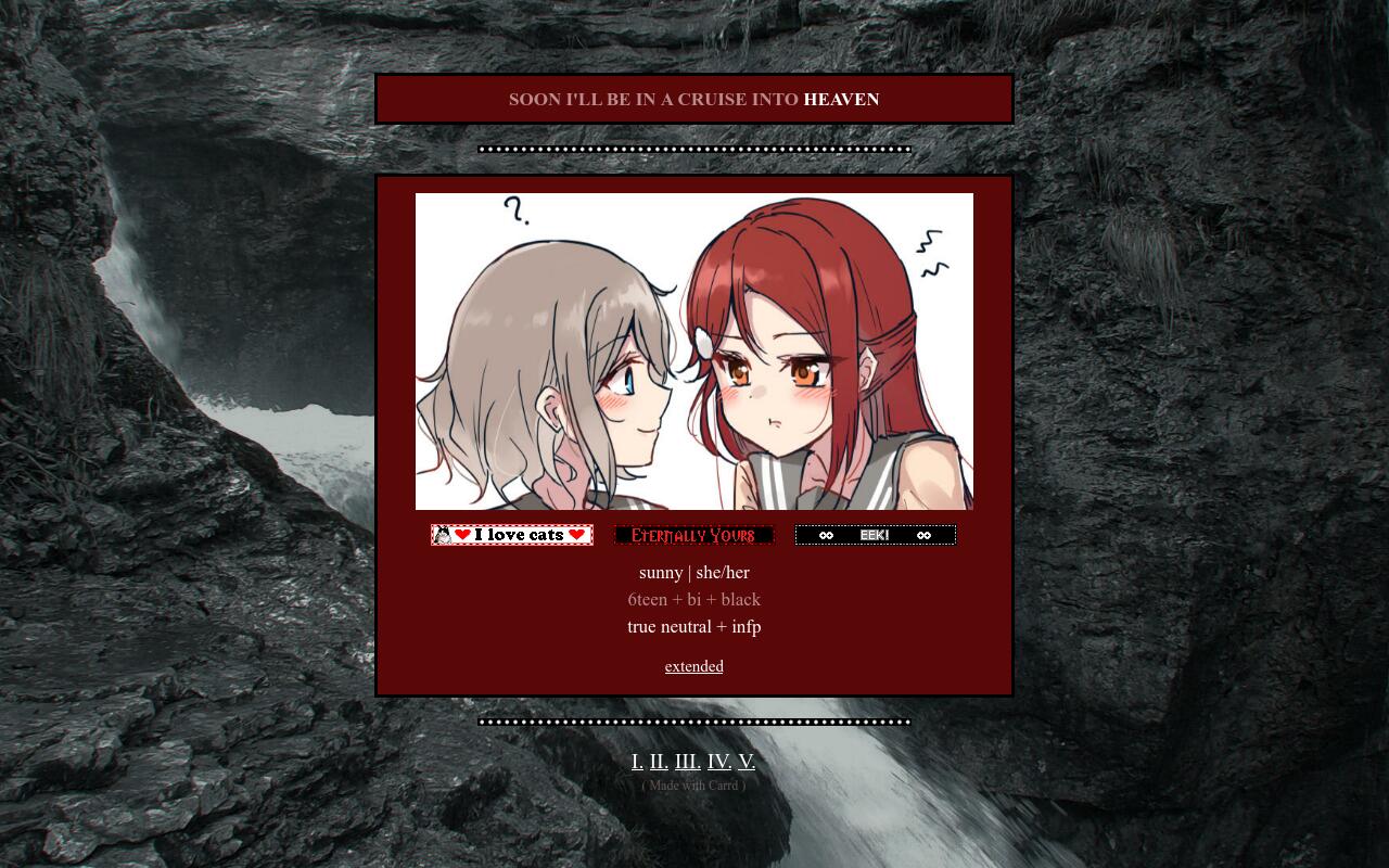 Carrd profile picture for @metallic